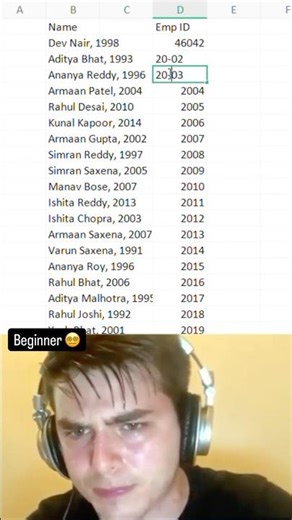 How to put hyphen between numbers in excel ⚡️ #excel #office #spreadsheet