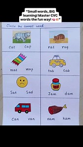 “Build strong readers, one CVC word at a time! Perfect practice sheets for little learners to read, write, and master simple words like cat, pin, sun, and dog! Download now and watch your child bloom into a confident reader! 🌟✏️” #CVCWords #PhonicsPractice #LearnToRead #EarlyReaders #CVCWorksheets #PhonicsForKids #ReadingSkills #LiteracyLearning | Genius Phonics and Grammar Classes