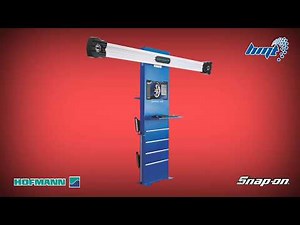 Hofmann wheel alignment machine for car