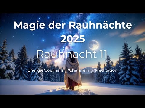 11. Rauhnacht 🌙 Intuition & weibliche Energie | Erzengel Haniel Channeling & Meditation