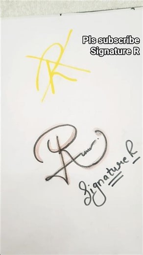 This Signature R Looks TOO GOOD✍️/Don’t Skip! Most Beautiful Signature R Ever/ Signature/calligraphy