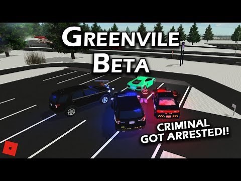 BUSTED A CRIMINAL!!! || ROBLOX - Greenville Beta