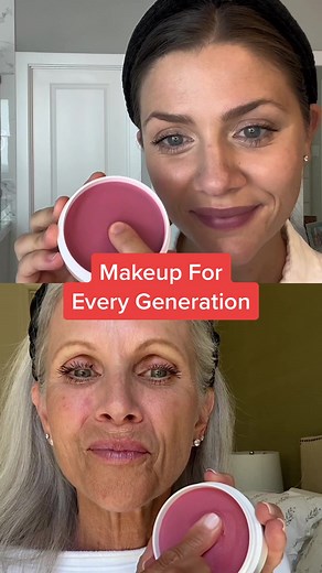 Makeup for every age, makeup for every generation. That’s Jones Road’s style. #matureskinmakeup #jonesroadbeauty #cleanbeautytok #grwm #motherdaughter