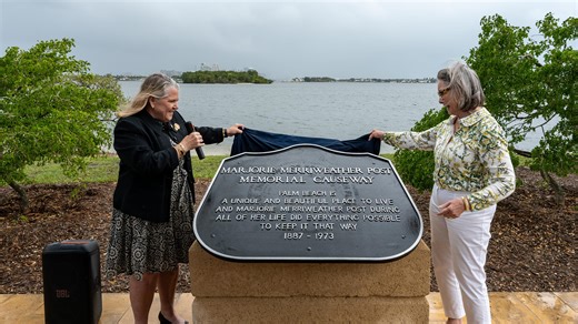 Palm Beach rededicates plaque honoring Marjorie Merriweather Post
