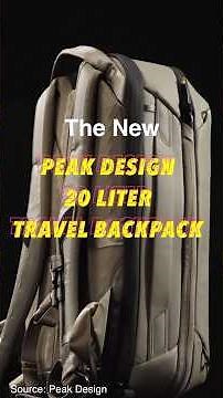 Is 20L Enough for Travel? Peak Design Travel Backpack First Look
