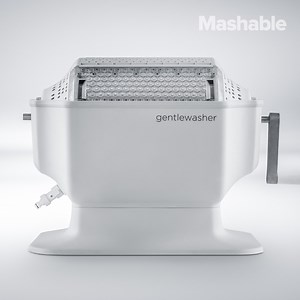 Prolong your clothes with this gentle washer that doesn't use electricity. | Mashable
