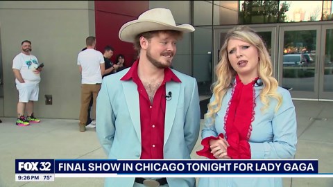 Final show in Chicago tonight for Lady Gaga