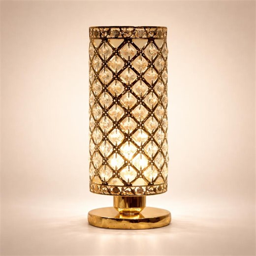 Luxury Crystal Table Lamp Art Deco Bedside Light Elegant Modern Home Decor - Etsy