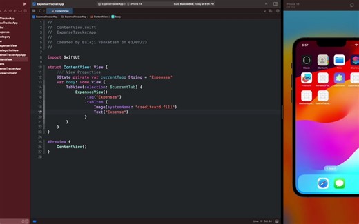 Complete Expense Tracker App With SwiftData - CRUD - iOS 17 - Xcode 15