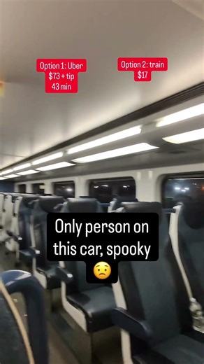 Uber vs Train - which are you picking?