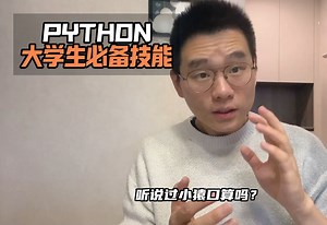 python，大学生必备技能