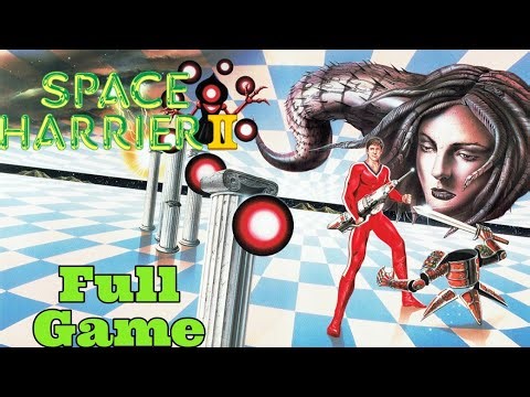 Space Harrier II - Full Gameplay #1: Medusa & Mechas!