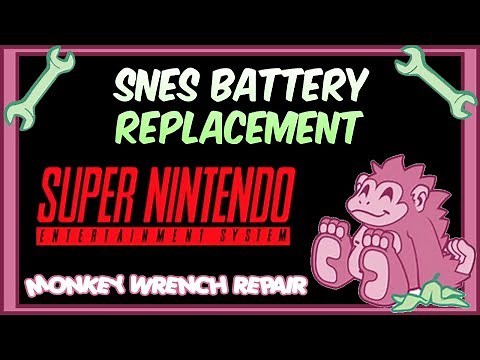 How to Replace a SNES Save Battery