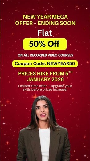 New Year Mega Offer – Ending On 4th Jnauary 🎁 Enroll Now