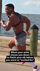 22 comments | When you swore you could handle a rib tattoo… and now your artist is hunting you down like it’s a side quest  #TattooHumor #TattooLife #TattooPain #RibTattoo #TattooArtistProblems #TattooFunny #TattooStruggle #InkAddict #TattooReality #TattooFails #TattooReel #FYP #ExplorePage #ViralVideo #FunnyReels | Chronic Ink Tattoo Shops | Facebook