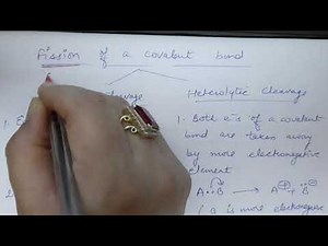 Class 11 Chapter 12 Organic chemistry- Fundamental concepts of reaction mechanism