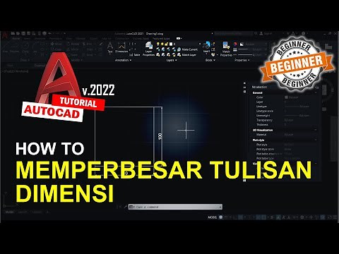 AutoCAD How to Enlarge Dimensional Text