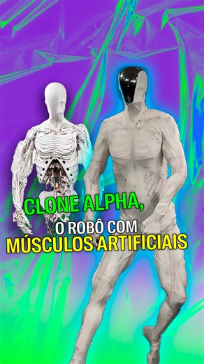 A Clone Robotics revelou ao mundo uma prévia de seu robô #humanoide equipado com músculos semelhantes aos dos humanos. #Robô | PlayGround BR