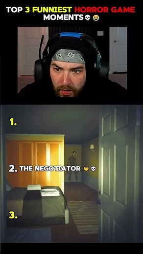 Top 3 Funniest Horror Game Jumpscares! | Wait For #1 😂💀 #horrorgaming #fnaf #jumpscare #shorts