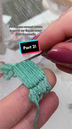 Punch Needle Satin Stitch Tutorial