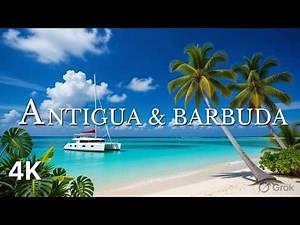 BARBUDA in 4K – Caribbean Paradise | Relaxing Nature & Crystal Clear Beaches‪@ScenicScenes‬