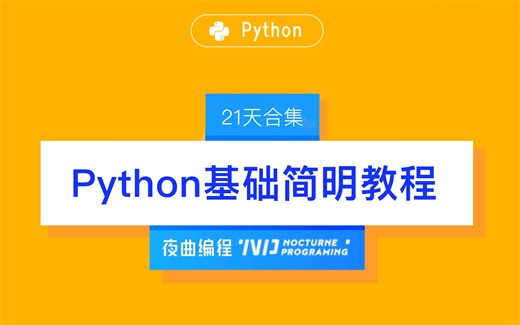每天20分钟Python基础简明教程