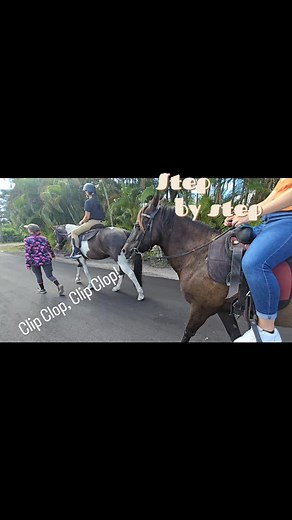 The sound of hooves clip clopping never gets old. #horsebackriding #trailriding #besthorses | Pink Flamingo Stables
