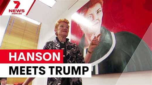 Hanson visits Trump at Mar-a-Lago