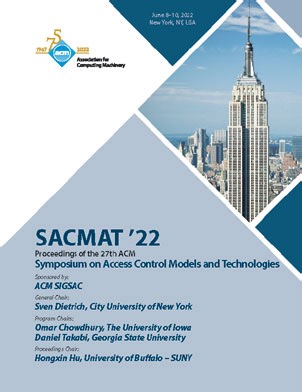 Poster: Blockchain-Envisioned Secure Generic Communication Framework using Signcryption | Proceedings of the 27th ACM on Symposium on Access Control Models and Technologies