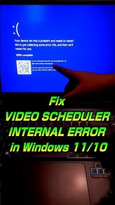 Fix VIDEO SCHEDULER INTERNAL ERROR in Windows 11/10 💻 #bluescreenerror #youtubeshorts #shorts