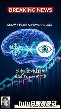 🚀 Snowflake Cortex AI金融界新机遇！SNOW投资大揭秘！#SNOW #Snowflake #金融AI #lulu日股夜股记 @trade2