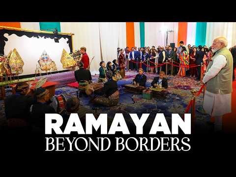PM Modi witnesses Indonesia's iconic Wayang Kulit performance on the Ramayan upon his arrival..