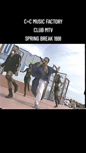 C C Music Factory got the party started during the special Spring Break 91 edition of Club MTV. #clubmtv #mtv #1991 #clubmtvdancers #candcmusicfactory #gonnamakeyousweat #springbreak #mtvspringbreak #genx #iwantmymtv #90snostalgia #90smusic #90sdance #retro #dancemusic #90s #daytonabeach
