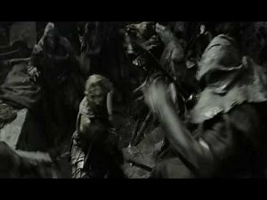 Return of the King: Orcs of Mordor fighting eachother
