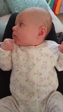 Baby grunting and pooping noises. If only you could smell it