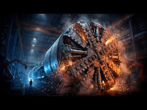 Inside the World’s Largest Tunnel Boring Machine Factory (Mega Factory Process)