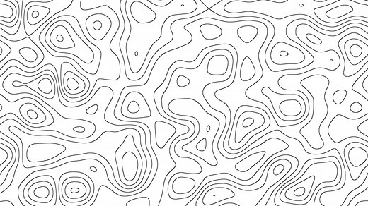 Free Download: Black and White 4K Abstract Seamless Looping Height Map / Topographic Wallpaper / Background Video