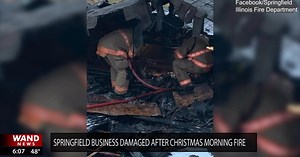 Springfield business damaged in Christmas morning fire