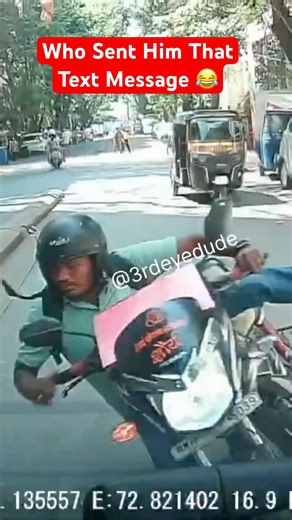 Who sent him that text message? 😂