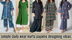 5.4K views · 327 reactions | simple daily wear kurta pajama designing ideas /causal kurti design with simple trousers | NOORi's Style | Facebook
