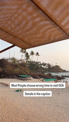 The best time to visit Goa