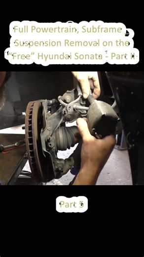 Full Powertrain, Subframe & Suspension Removal on the