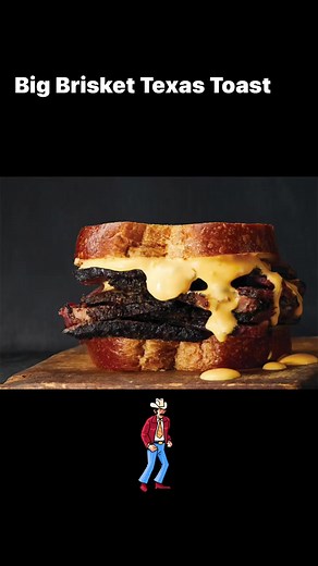 Low and slow BBQd brisket on fat grilled Texas toast, giddy on up yal ponies to Island BBQ now | Island BBQ