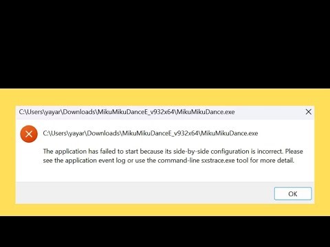 USEFUL FIX for "Application Failed to Start Because Side by Side Configuration is Incorrect"