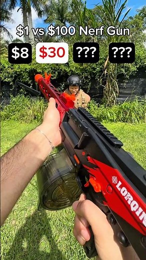 $1 vs $100 Nerf Gun 🙀🔫🤑