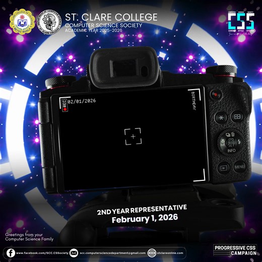 𝗛𝗮𝗽𝗽𝘆 𝗕𝗶𝗿𝘁𝗵𝗱𝗮𝘆 𝘁𝗼 𝗘𝗹𝗼𝗶𝘀𝗮 𝗩𝗲𝗹𝗮𝘀𝗰𝗼! 𝗕𝗦𝗖𝗦 𝗦𝗚𝗢 𝟮𝗻𝗱 𝗬𝗲𝗮𝗿 𝗥𝗲𝗽𝗿𝗲𝘀𝗲𝗻𝘁𝗮𝘁𝗶𝘃𝗲✨ Recognizing one of the dedicated officers of the BSCS Student Government Organization—committed to service, leadership, and excellence in computer science. 💻✨ - 𝙂𝙧𝙚𝙚𝙩𝙞𝙣𝙜𝙨 𝙛𝙧𝙤𝙢 𝙮𝙤𝙪𝙧 𝘾𝙤𝙢𝙥𝙪𝙩𝙚𝙧 𝙎𝙘𝙞𝙚𝙣𝙘𝙚 𝙛𝙖𝙢𝙞𝙡𝙮! #CSFamily #HappyBirthday #CSSociety #SCCCSS #kumsay #comsci #SayYesToCS #MakeItCSS🖌️💡 📸 𝚅𝙸𝙳𝙴𝙾 𝙱𝚈: 𝙹𝙷𝙾𝙽𝙰𝚂 🖌️ 𝙲𝙰𝙿