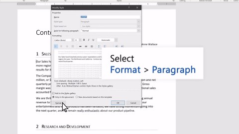 Aplicar una sangría en la primera línea de un párrafo