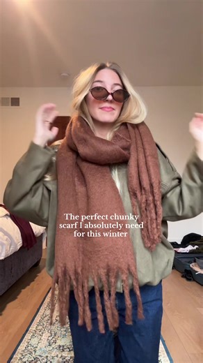 Perfect Chunky Scarf Tutorial for Winter