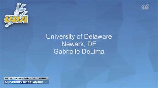 University of Delaware [2026 Division IA - Hip Hop Semis] 2026 UCA & UDA College Cheerleading and Dance Team National Championship