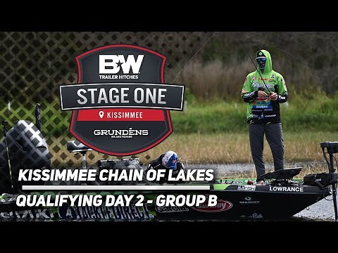 Bass Pro Tour | Stage One | Kissimmee Chain of Lakes | Qualifying Day 2 Group B Highlights